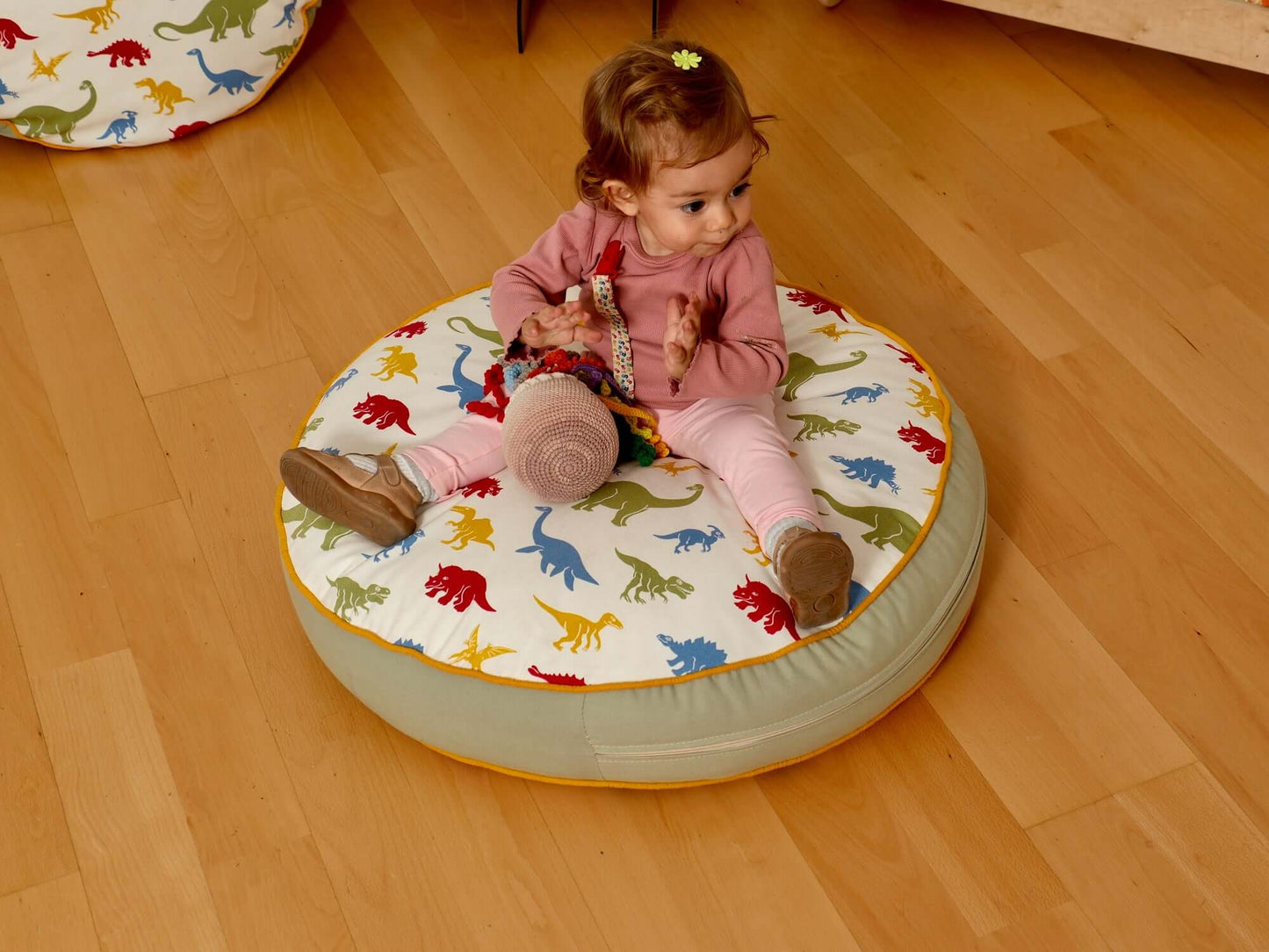 Kids Floor Pillow Montessori Play Mat Large Toddler Cushion-4